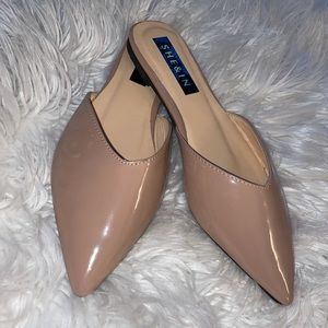 Shein Pointed Toe Flat Mule